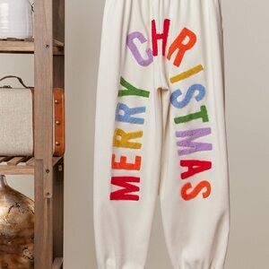 Colorful Merry Christmas Sweatpants